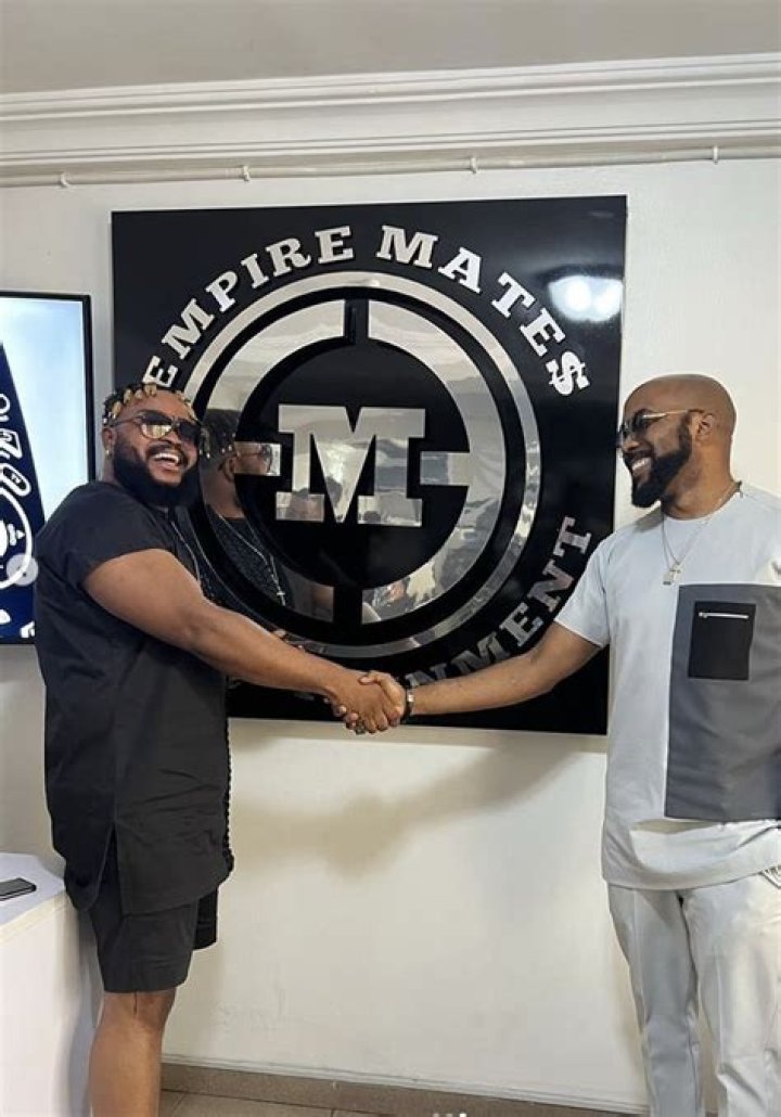 
“Banky’s About To Mould A New Wizkid”- Reactions As Whitemoney Signs Management Deal With Banky W’s EME [Photos] 