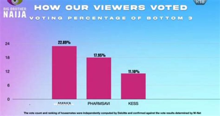 
Voting Percentage BBNaija 2022 | Evicted Housemates Today This Week 